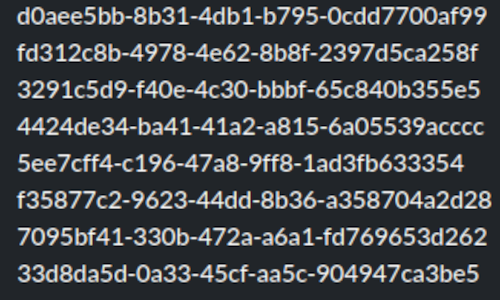 UUID/GUID Generator